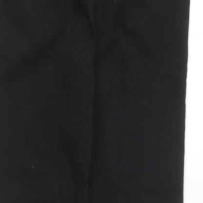 VILA Womens Black Cotton Jegging Trousers Size L L27 in Regular