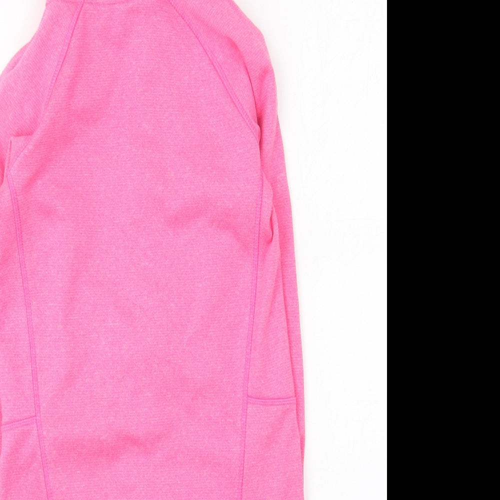 Atmosphere# Womens Pink Polyester Full Zip Hoodie Size 6