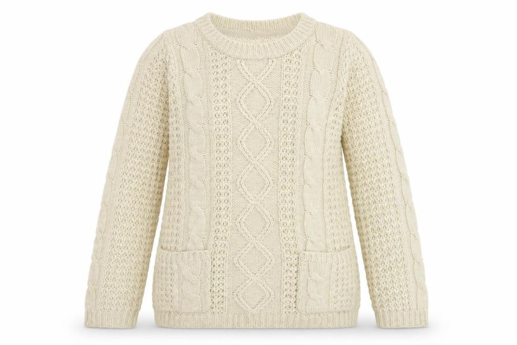 Atmosphere Womens Beige Round Neck Acrylic Pullover Jumper Size 14