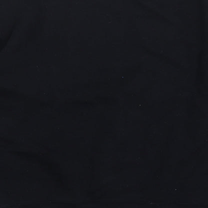 Tunni Mens Black Cotton Pullover Sweatshirt Size M