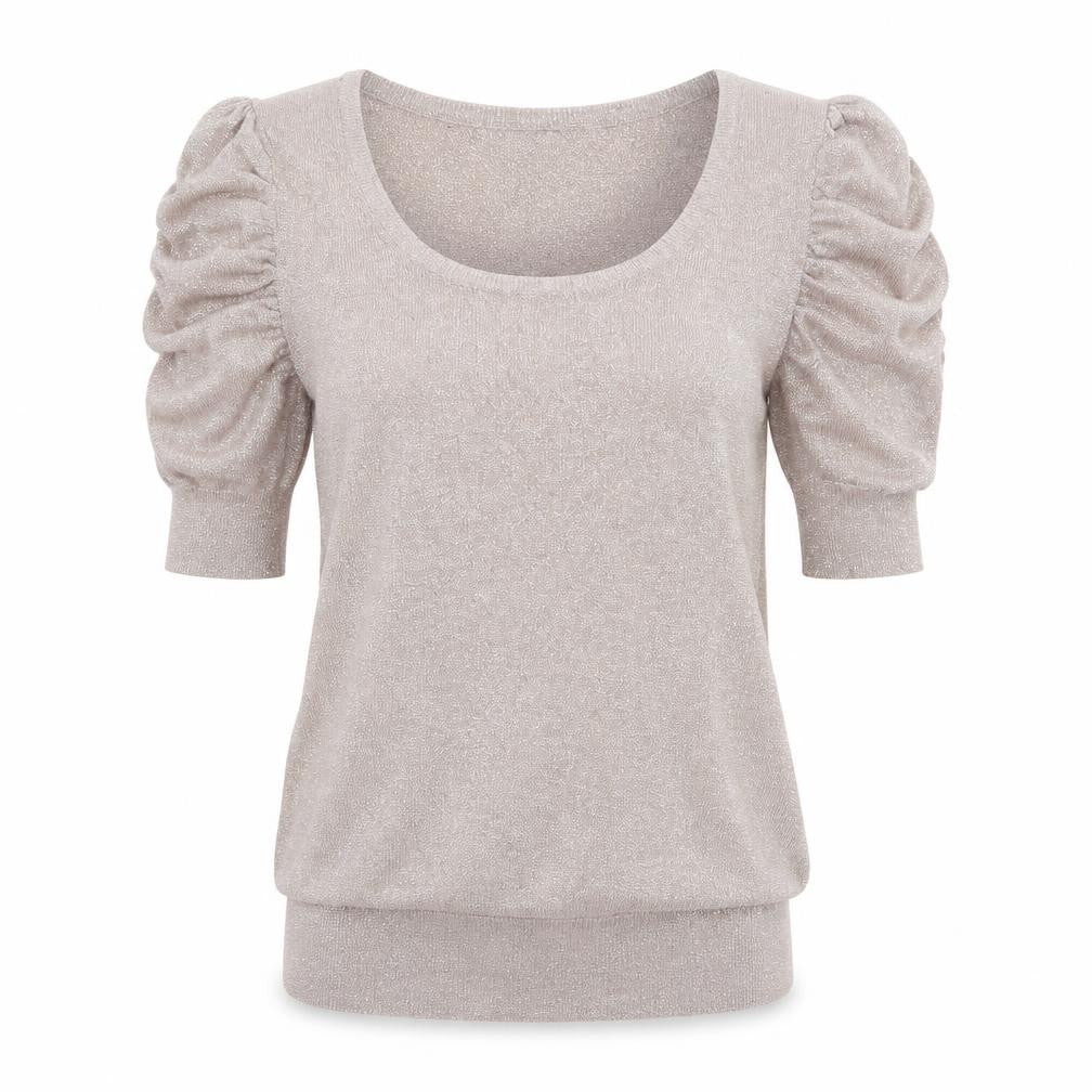 Topshop Womens Pink Round Neck Viscose Pullover Jumper Size 8