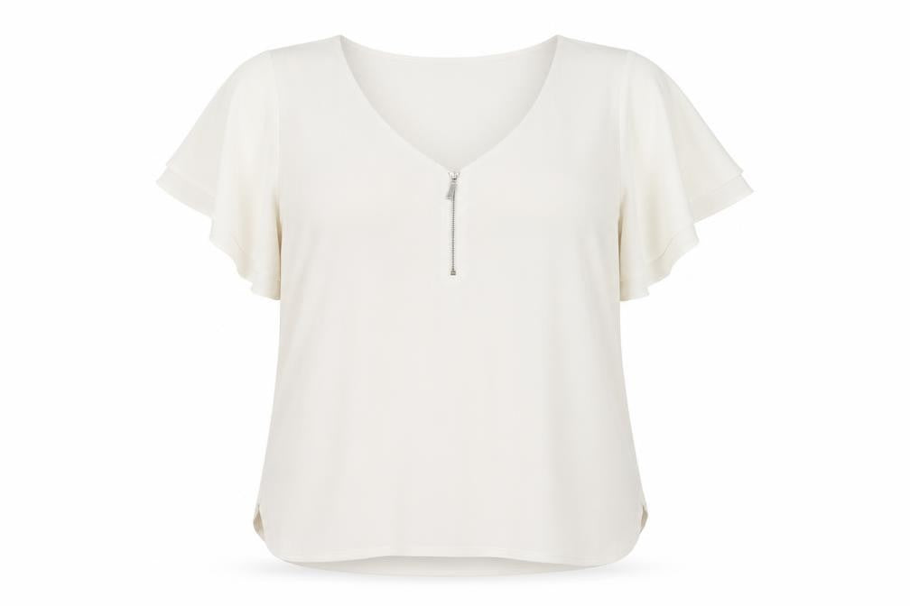 NEXT Womens Grey Polyester Basic Blouse Size 16 V-Neck
