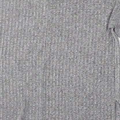Preloved Mango Womens Grey Round Neck Polyester Pullover Jumper Size M - Label