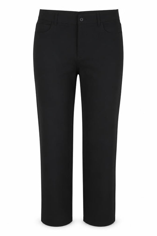 NEXT Womens Black Polyester Trousers Size 38 L31 in Regular