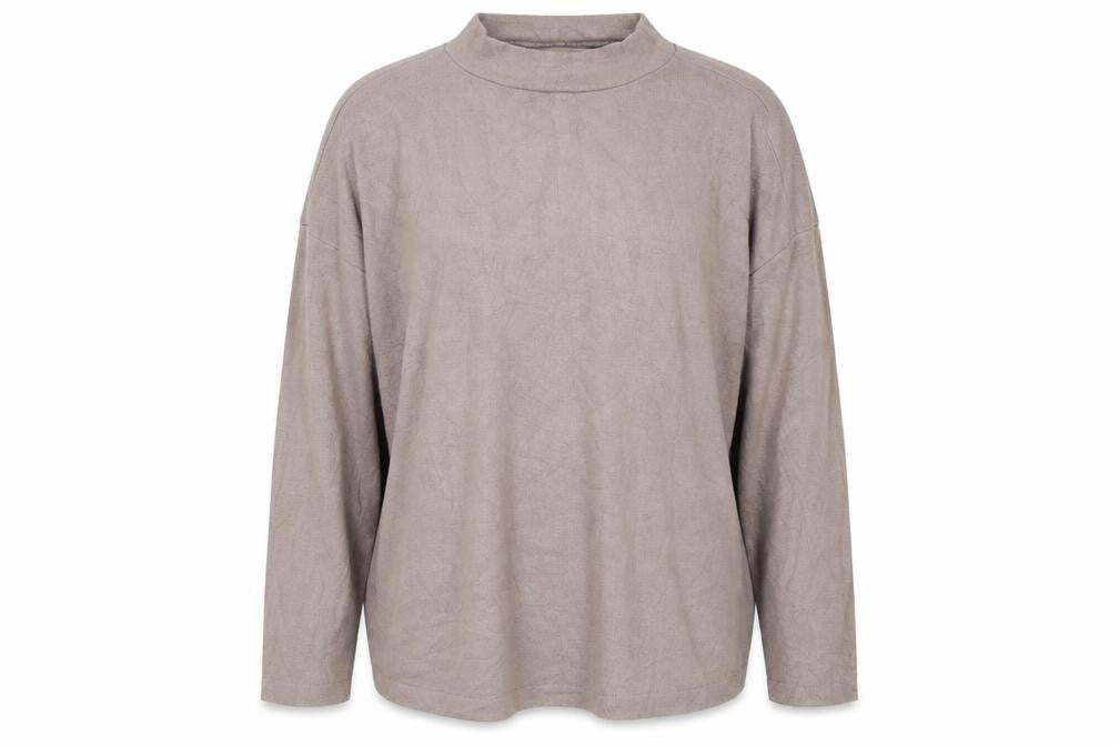 H&M Womens Beige Round Neck Viscose Pullover Jumper Size M