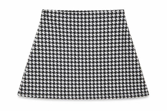 Missguided Womens Black Houndstooth Polyester Mini Skirt Size 6