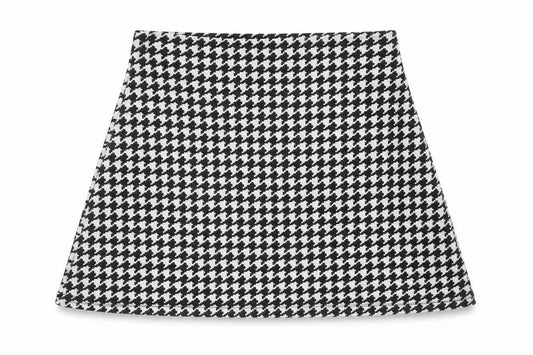 Missguided Womens Black Houndstooth Polyester Mini Skirt Size 6