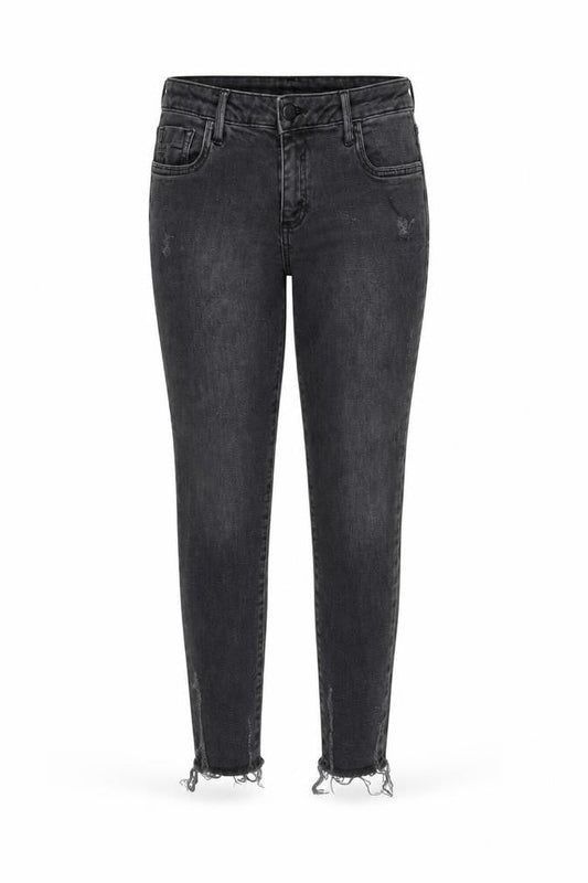 Denim.Co Womens Grey Cotton Skinny Jeans Size 12 L26 in Regular