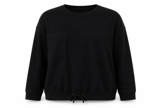NEXT Womens Black Viscose Pullover Sweatshirt Size L Pullover