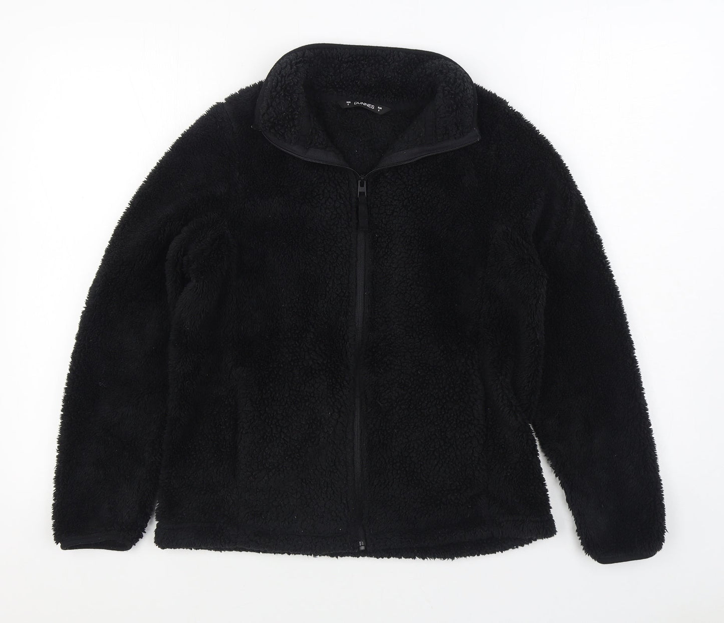 Dunnes Stores Womens Black Jacket Size S Zip