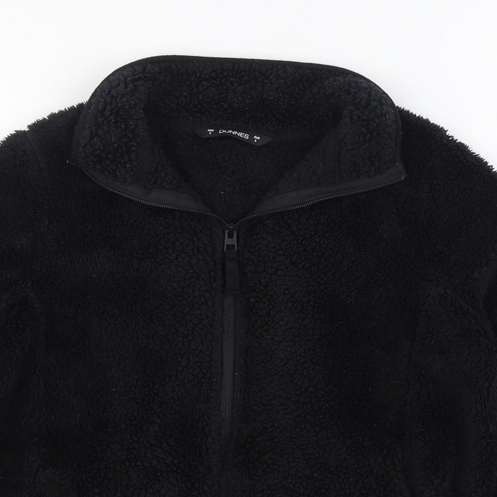Dunnes Stores Womens Black Jacket Size S Zip