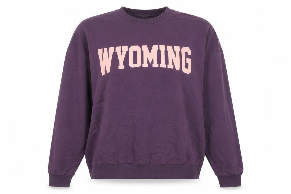 ASOS Womens Purple Cotton Pullover Sweatshirt Size 8 Pullover