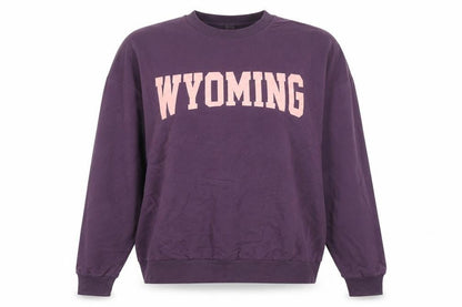 ASOS Womens Purple Cotton Pullover Sweatshirt Size 8 Pullover