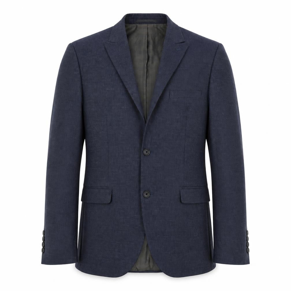 NEXT Mens Blue Polyester Jacket Suit Jacket Size 40