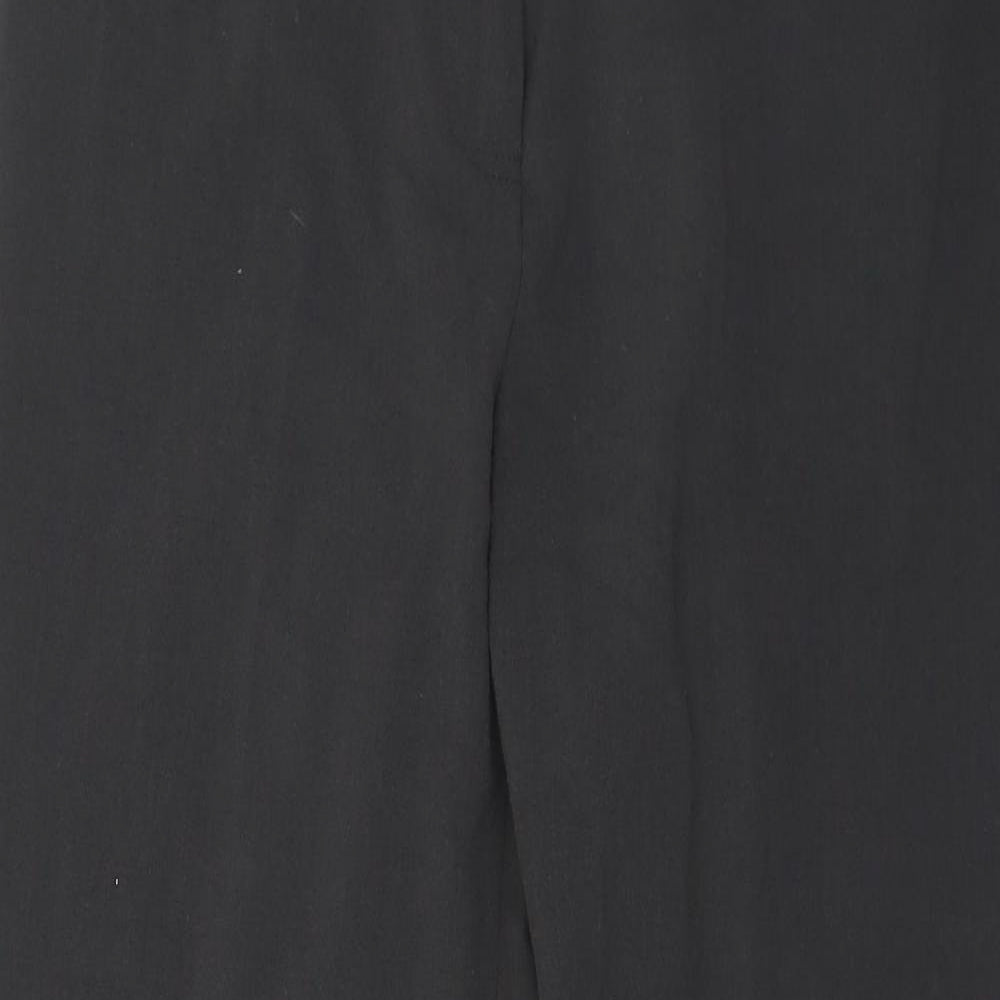 Trutex Womens Grey Polyester Trousers Size 30 in L30 in Regular Hook & Eye