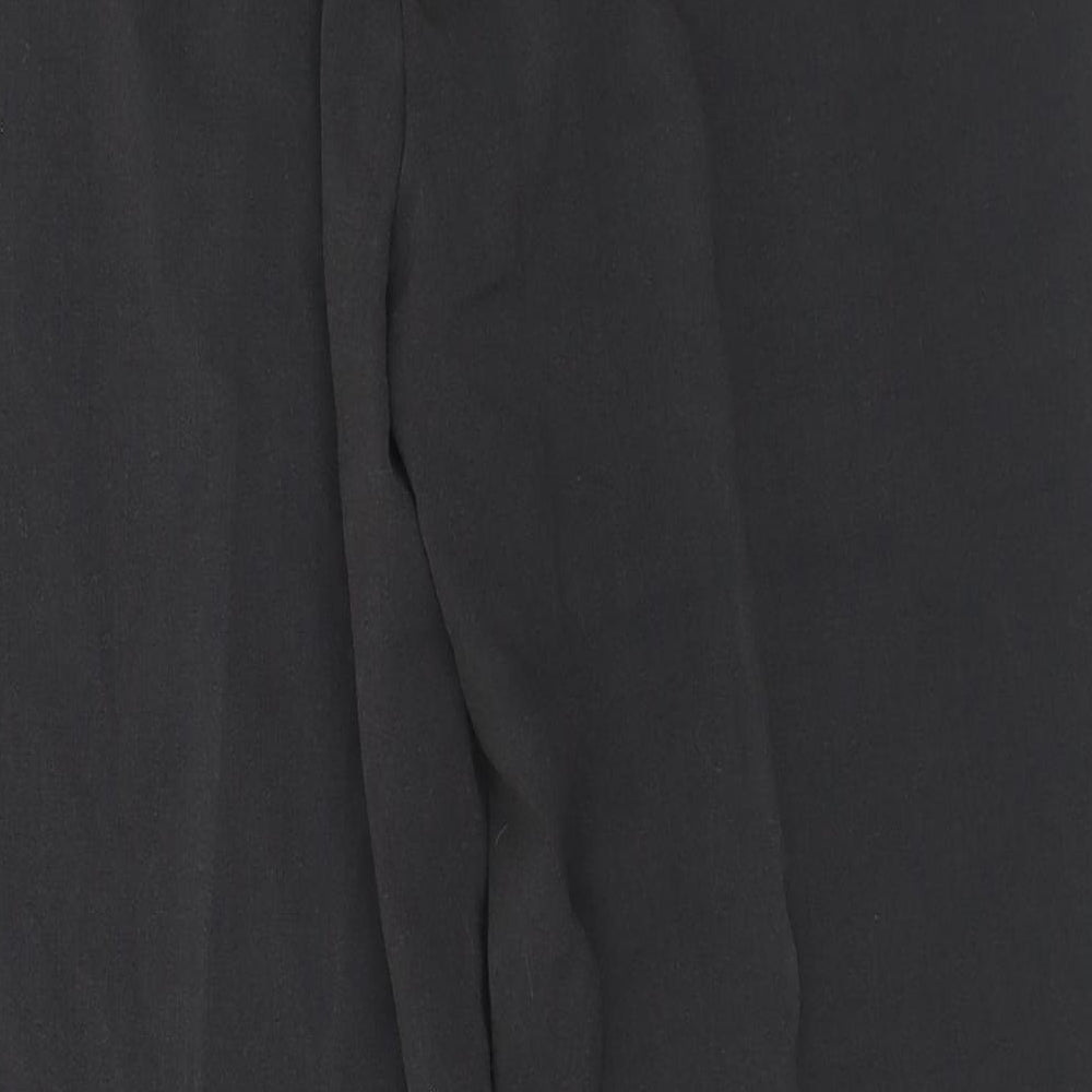 Trutex Womens Grey Polyester Trousers Size 30 in L30 in Regular Hook & Eye