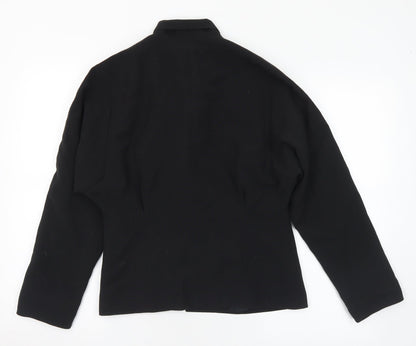 Principles Womens Black Polyester Jacket Suit Jacket Size 12