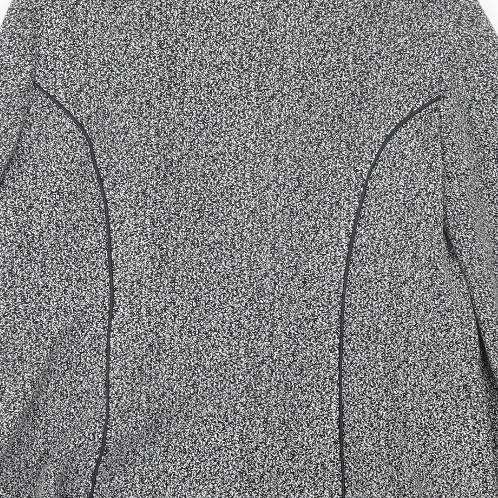 Roman Womens Grey Jacket Size 14 Button
