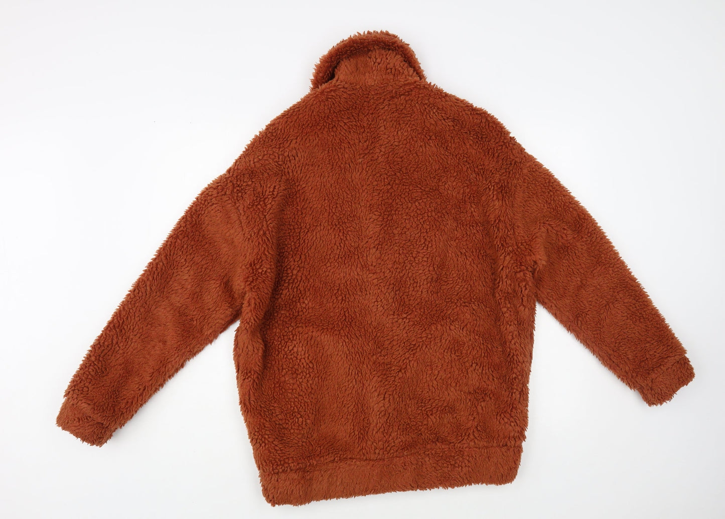 New Look Womens Brown Jacket Size 6 Zip