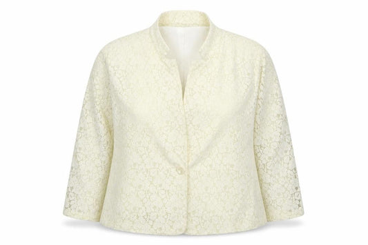 Dorothy Perkins Womens Ivory Jacket Size 22 Button