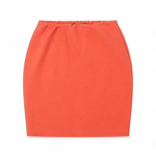 Boohoo Womens Orange Polyester Mini Skirt Size 6