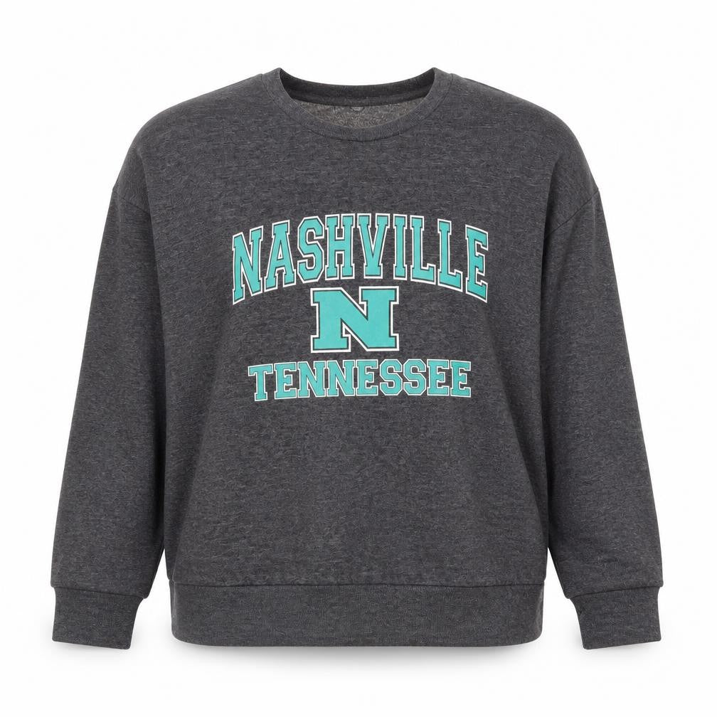 Primark Womens Grey Round Neck Polyester Pullover Jumper Size 14 - Nashville Tennessee
