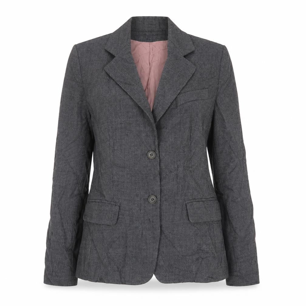 French Connection Womens Grey Wool Jacket Suit Jacket Size 12