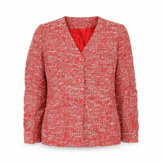 EPS by Episode Womens Red Flecked Viscose Jacket Suit Jacket Size 10