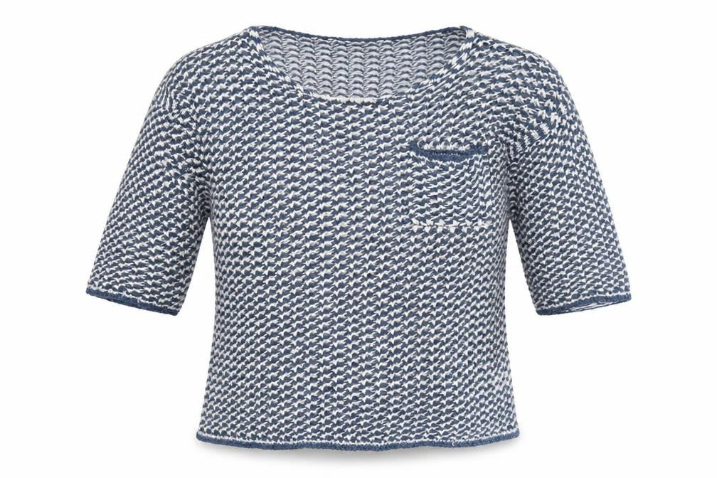 Gerard Womens Blue Round Neck Acrylic Pullover Jumper Size M
