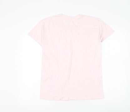 Dead threads Womens Pink Polyester Basic T-Shirt Size S Round Neck