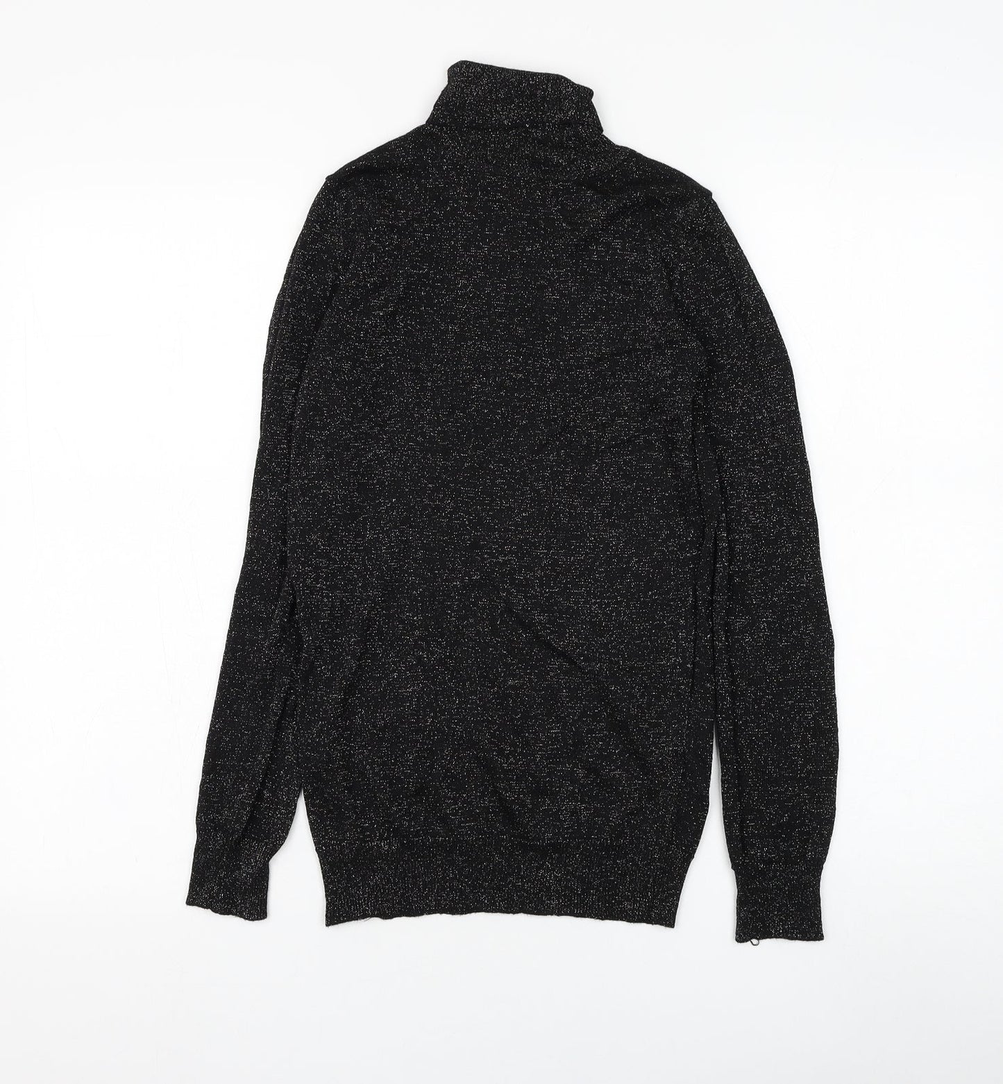 Atmosphere Womens Black Roll Neck Viscose Pullover Jumper Size 8