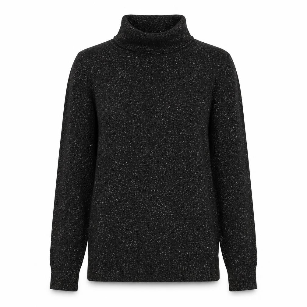 Atmosphere Womens Black Roll Neck Viscose Pullover Jumper Size 8