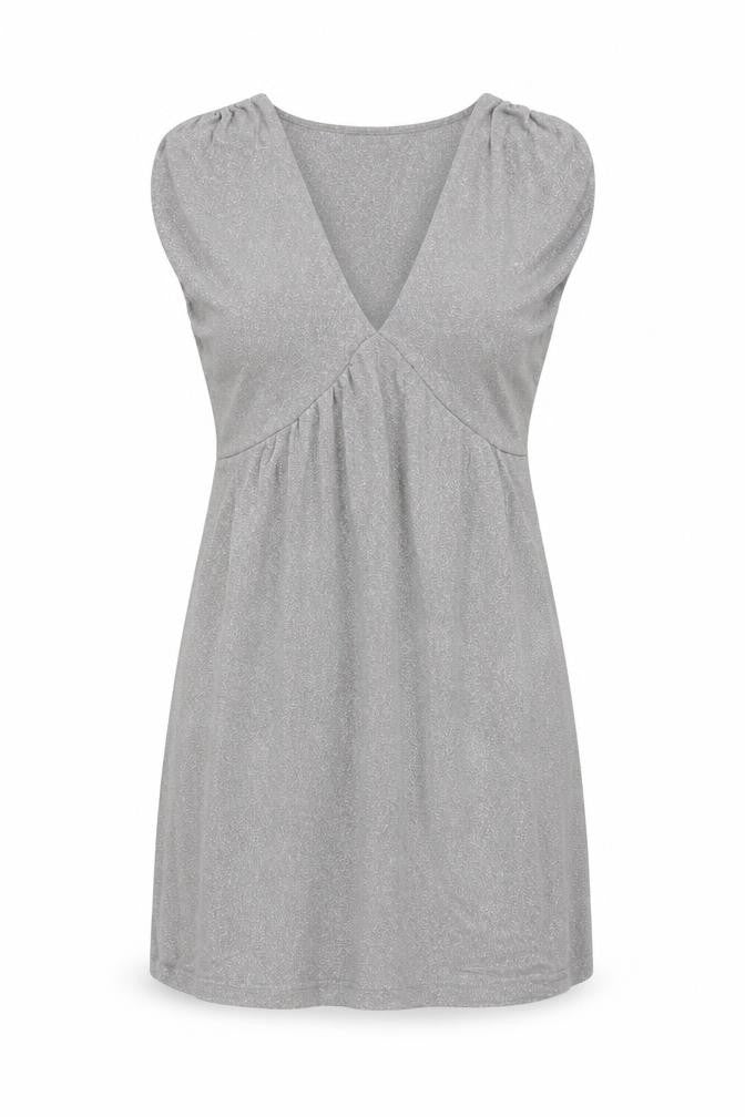 Warehouse Womens Grey V-Neck Viscose Vest Jumper Size 8