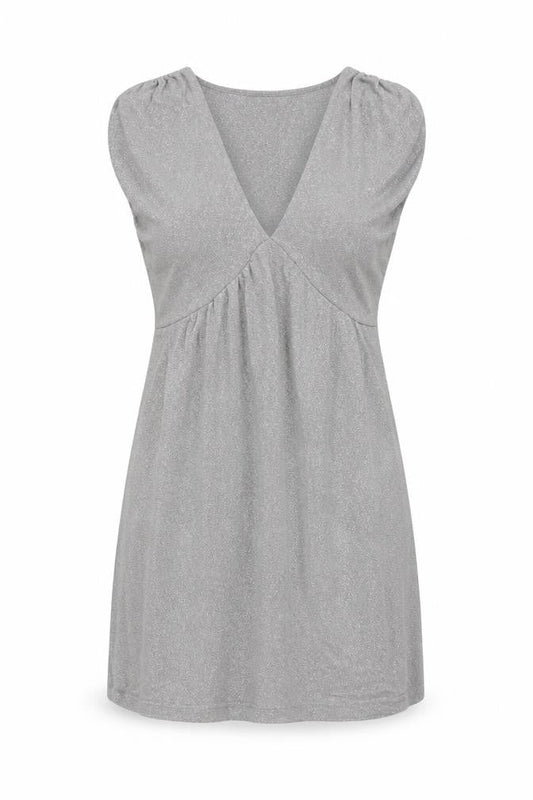 Warehouse Womens Grey V-Neck Viscose Vest Jumper Size 8