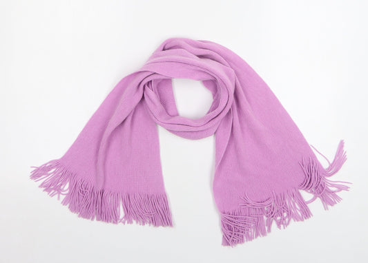 Preworn Womens Pink Polyester Scarf
