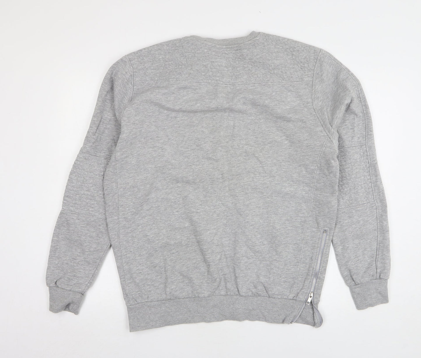 H&M Mens Grey Cotton Pullover Sweatshirt Size M