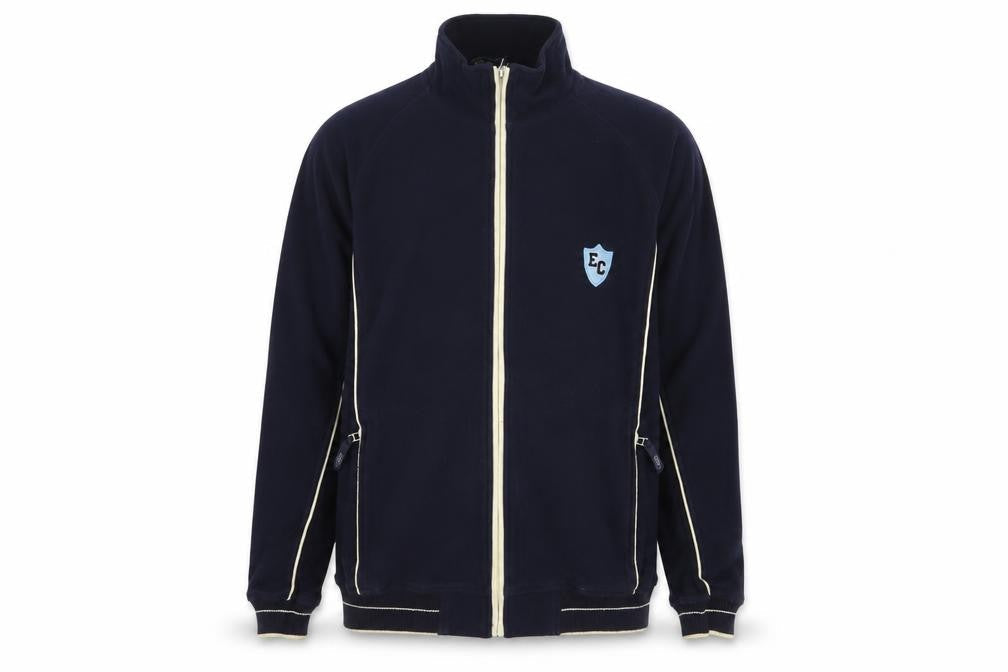 Easy Mens Blue Cotton Full Zip Sweatshirt Size M