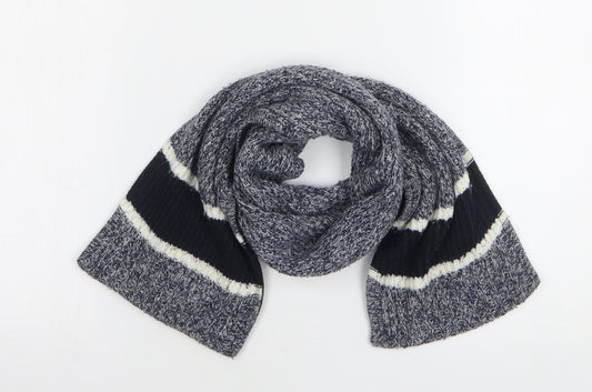 Preworn Unisex Blue Polyester Scarf