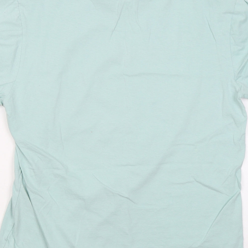 Pep&Co Mens Blue Cotton T-Shirt Size M Round Neck - San Francisco