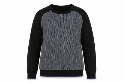 Next Womens Black Round Neck Cotton Pullover Jumper Size M