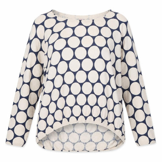 Phase Eight Womens Multicoloured Round Neck Geometric Cotton Pullover Jumper Size 10