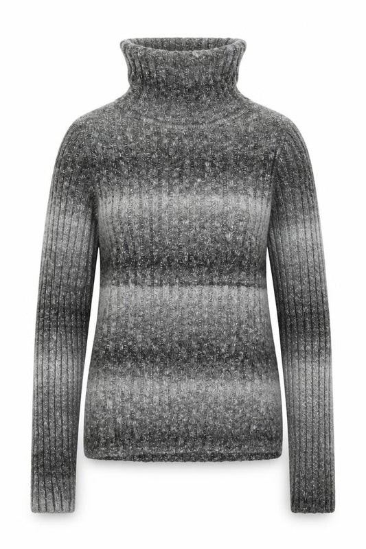 Hollister Womens Grey Roll Neck Cotton Pullover Jumper Size S