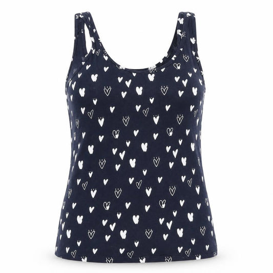 Primark Womens Blue Geometric Cotton Basic Polo Size XS Round Neck