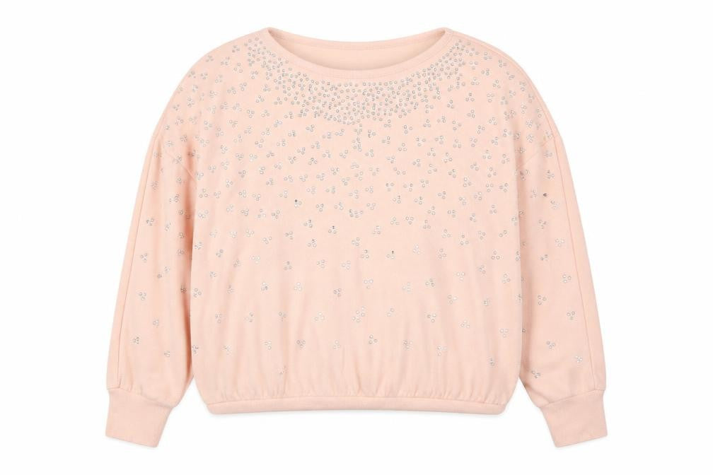 New Look Womens Pink Boat Neck Polyester Pullover Jumper Size S