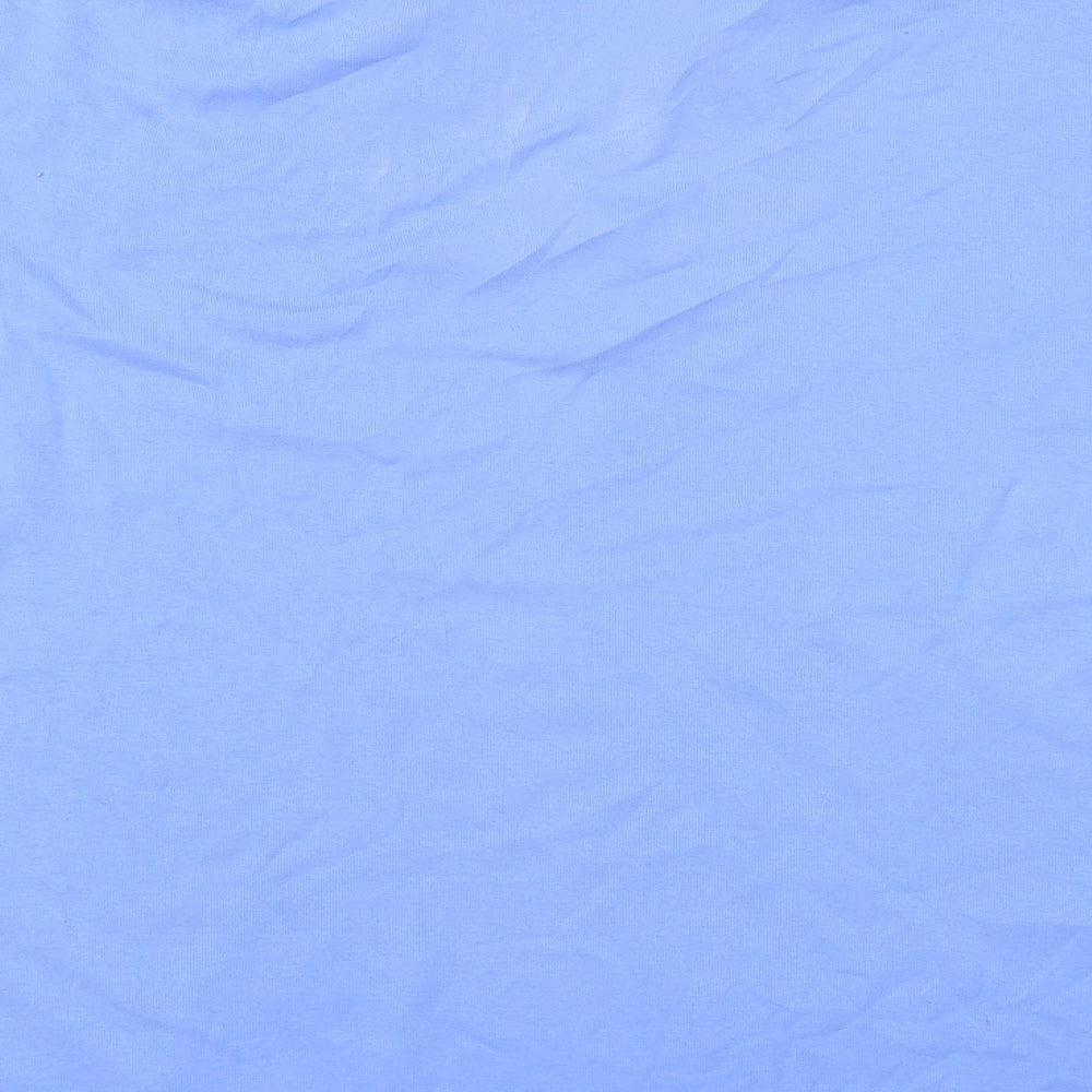 Gerry Weber Womens Blue Cotton Basic Polo Size L Collared