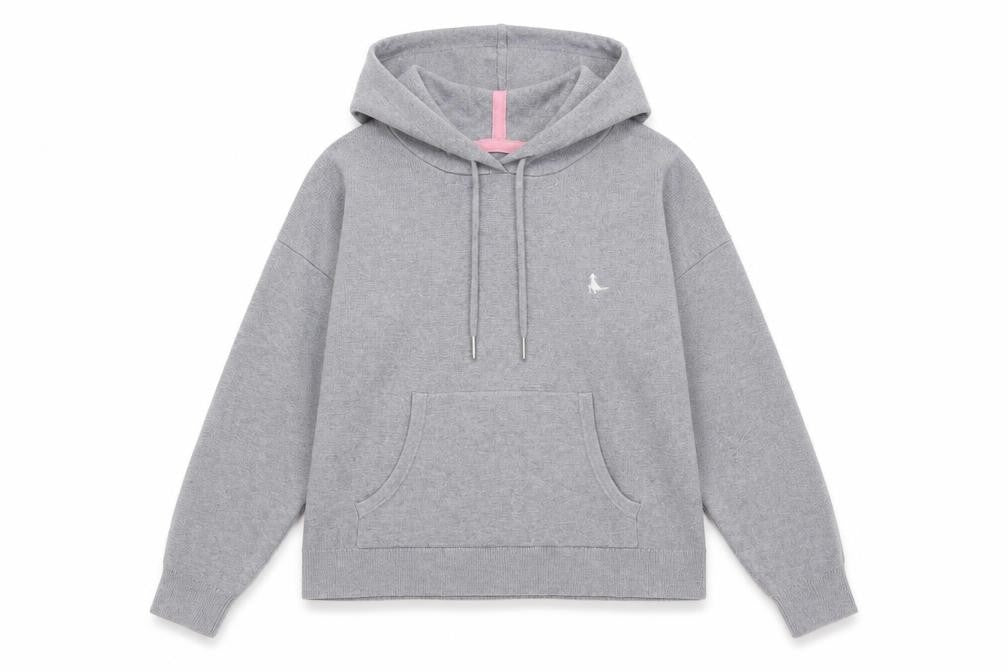 Jack Wills Womens Grey Viscose Pullover Hoodie Size 8 Pullover