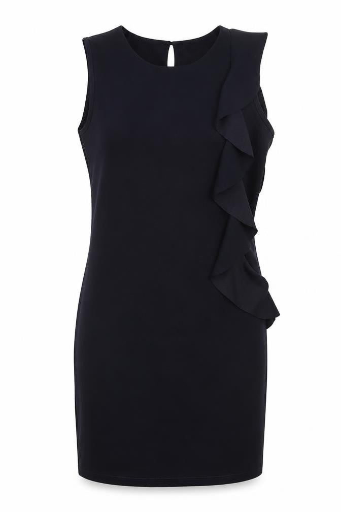 Boohoo Womens Blue Polyester Bodycon Size 10 Round Neck Pullover