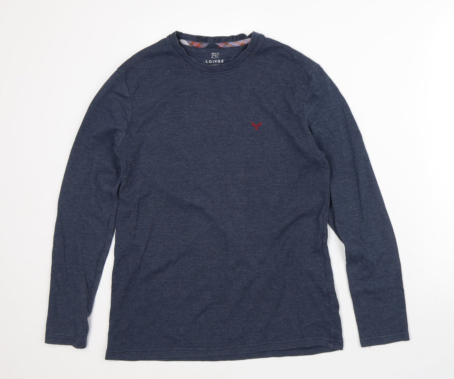 F&F Mens Grey Cotton Pullover Sweatshirt Size M