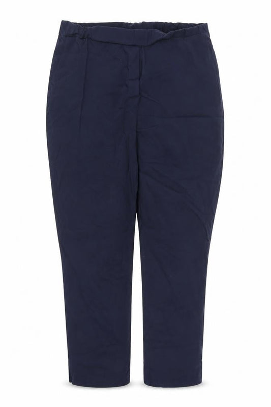 Boohoo Womens Blue Polyester Trousers Size 20 L26 in Regular