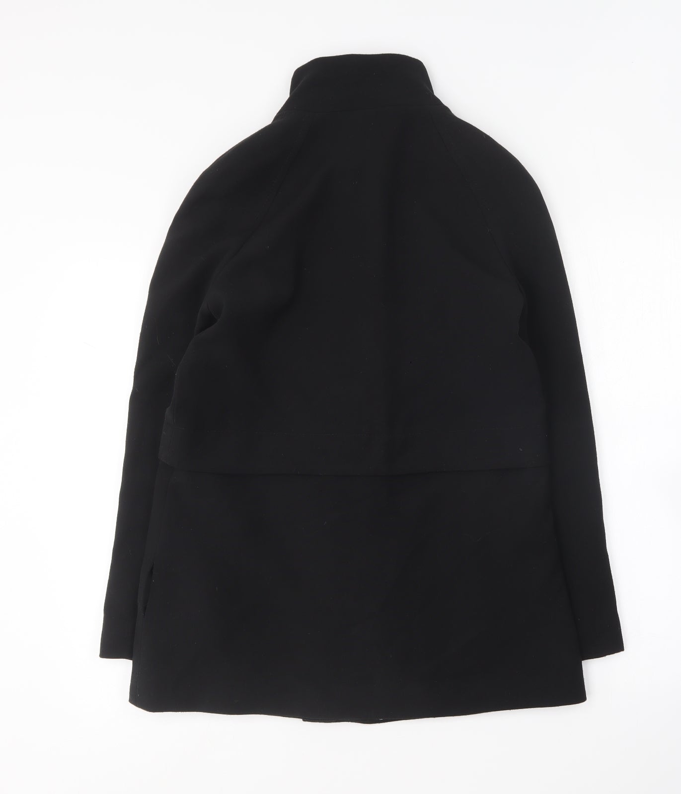 Mango Womens Black Overcoat Coat Size XS